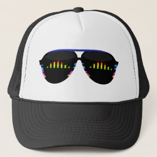 Fake Glasses - EQ Bar Trucker Hat