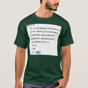 Fake Math Proof Of T-Shirt