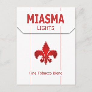 Fake Miasma Brand Postcard