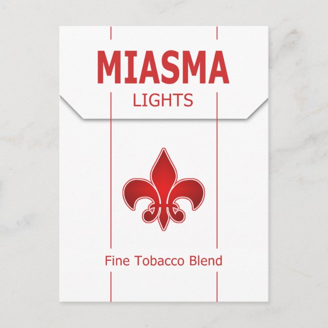 Fake Miasma Brand Postcard (Front)