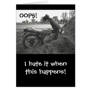 (FAKE)MOTORBIKE CRASH INTO HAY BALE /HUMOR