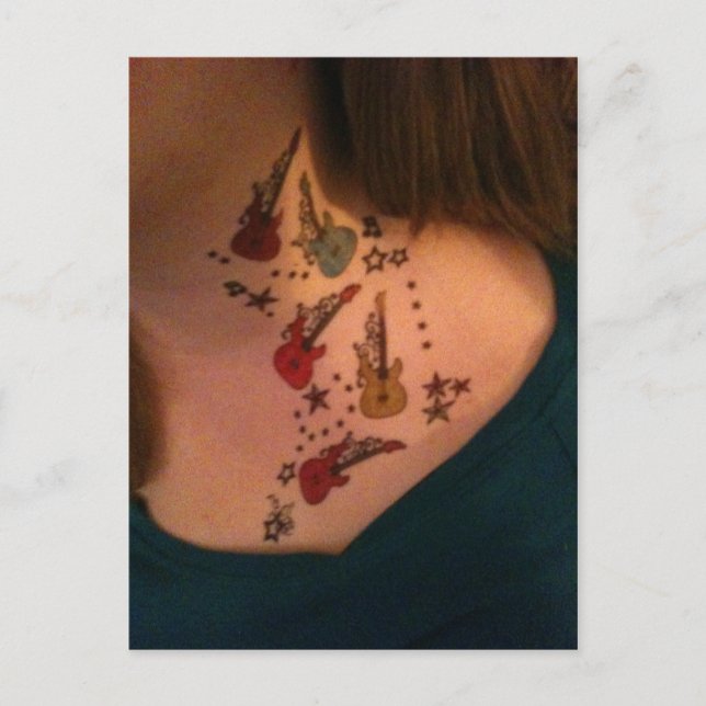 Fake Neck Tattoo Postcard (Front)