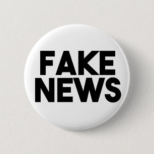 Fake News fashionable Post Truth 6 Cm Round Badge