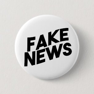 Fake News fashionable Post Truth 6 Cm Round Badge