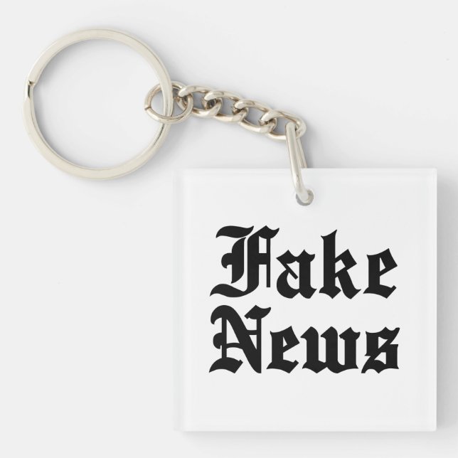 Fake News Key Ring (Front)