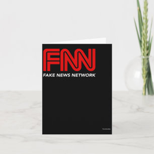 Fake News Network fakenews Funny Halloween Costume Card
