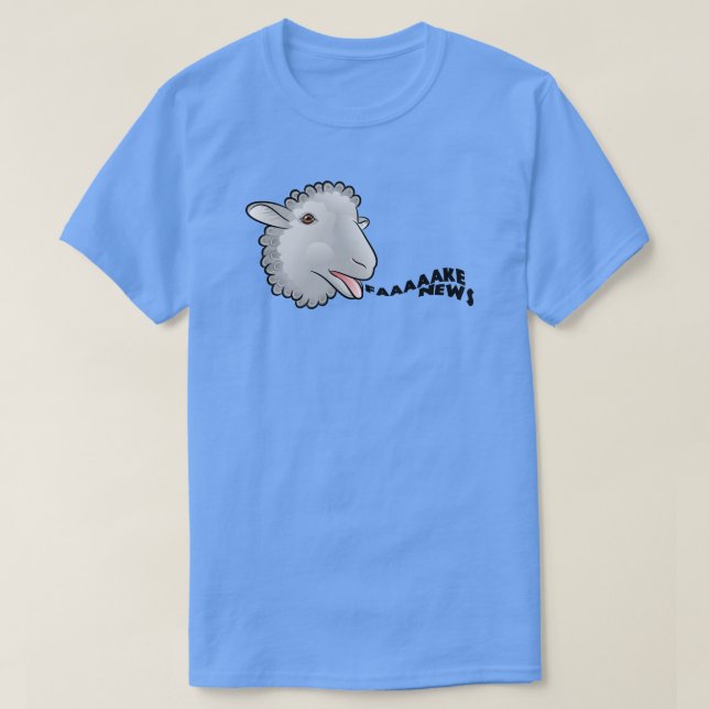 FAKE NEWS! Political sheep T-Shirt (Design Front)