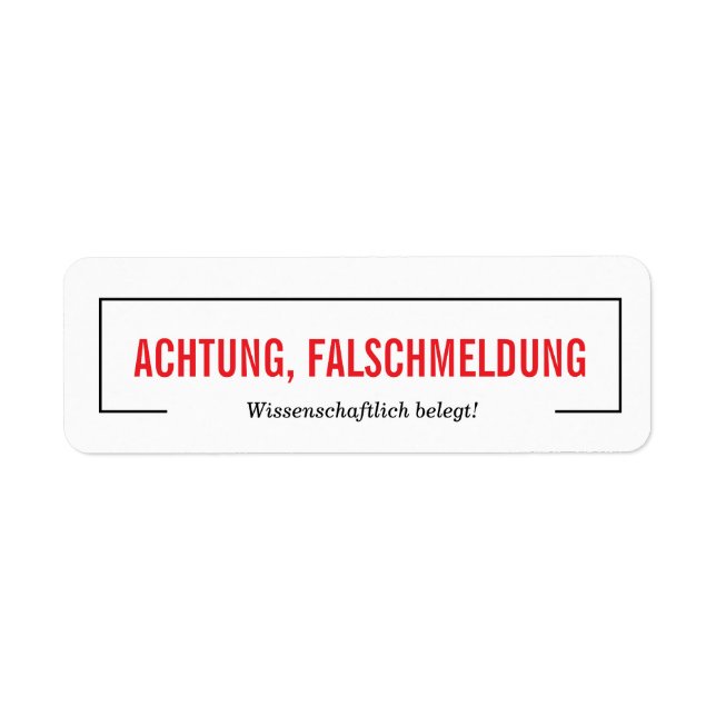 Fake News Sticker  (Front)
