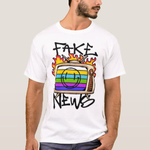  Fake News streetwear T-Shirt