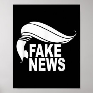 Fake News Tee _ Speaking Of America _ Communicatio Poster