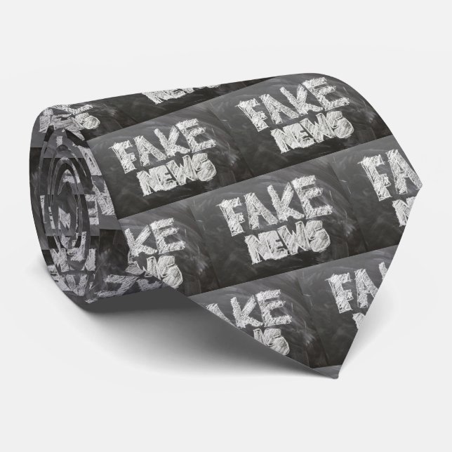 Fake News USA Politics Necktie (Rolled)