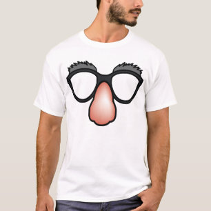 Fake Nose And Glasses Funny T-Shirt