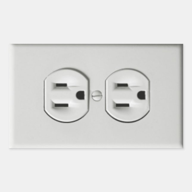 Fake Outlet Prank Sticker (Front)