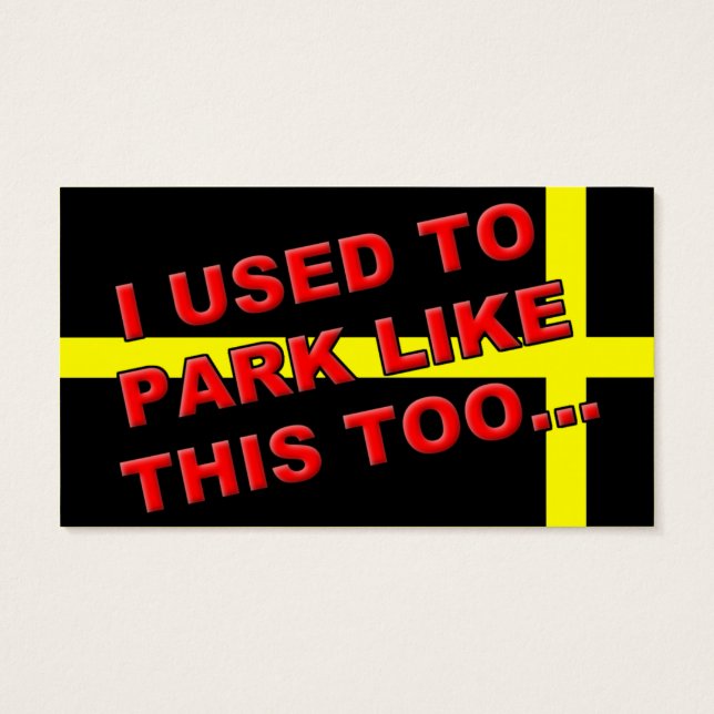 Fake Parking Ticket Funny Violation (Back)