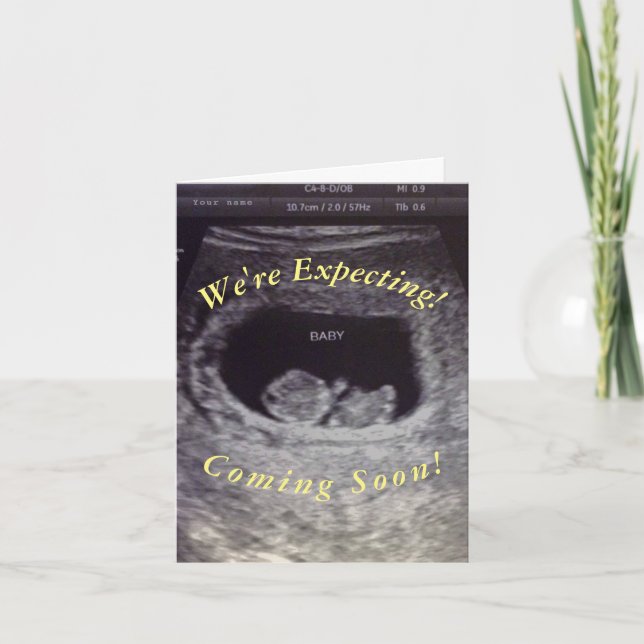 Fake Pregnancy Invitation (Front)