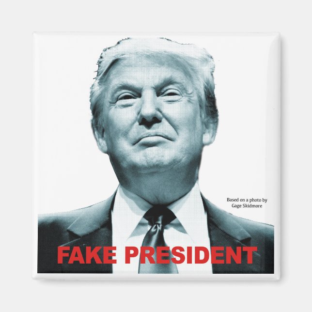 Fake President (Trump) Magnet (Front)