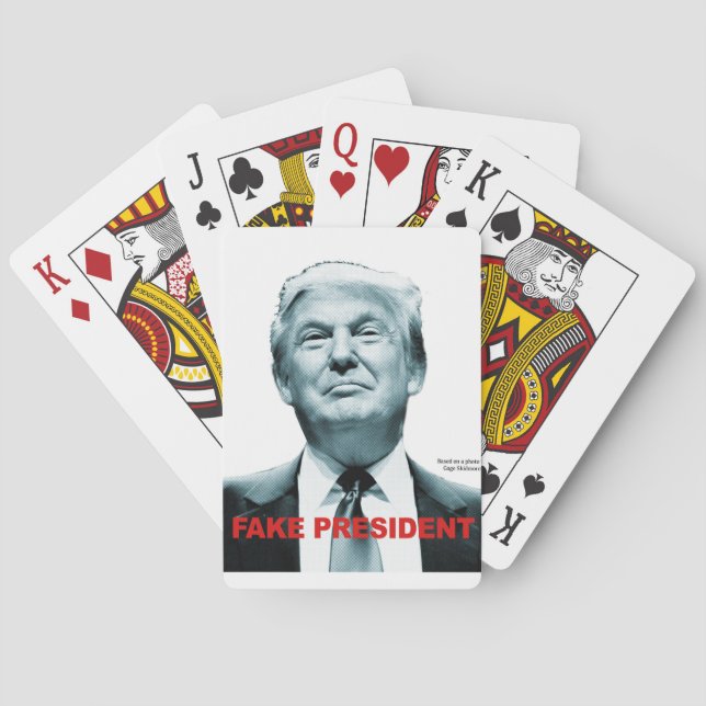 Fake President (Trump) Playing Cards (Back)