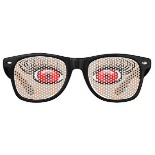 Fake Red Animal Eyes Sunglasses