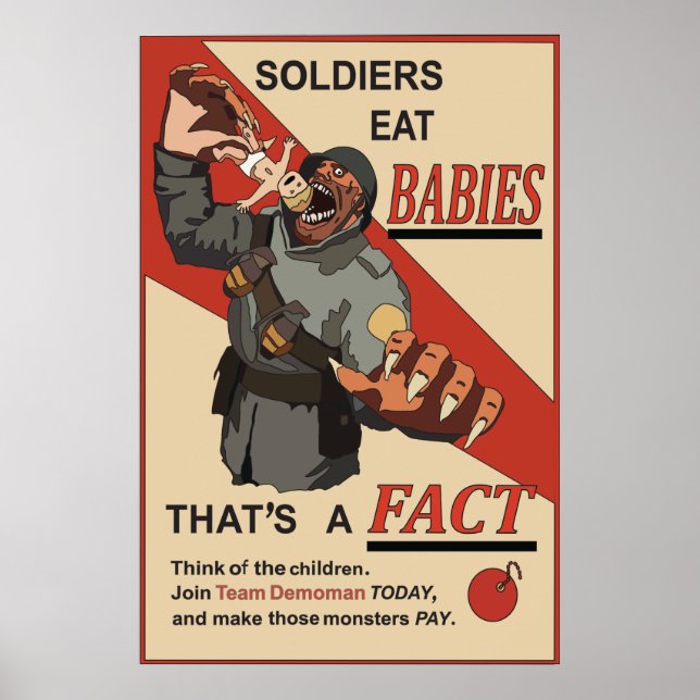 Fake Russian WW1 propaganda poster (Front)