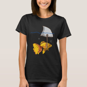 Fake Shark Goldfish Fish T-Shirt