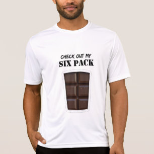 Fake Six Pack Abs (Chocolate) T-Shirt