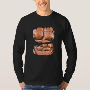 Fake Six Pack Abs Costume Halloween Party Costume T-Shirt