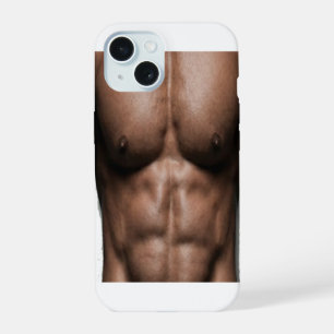 Fake Six Pack Abs Funny Gym Humour iPhone 15 Case