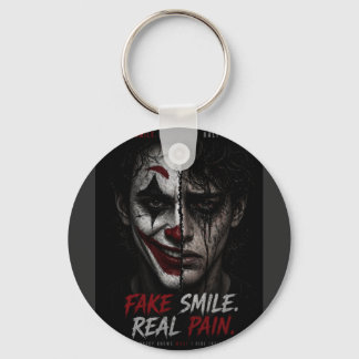 “Fake Smile, Real Pain: The Truth Behind Man Key Ring