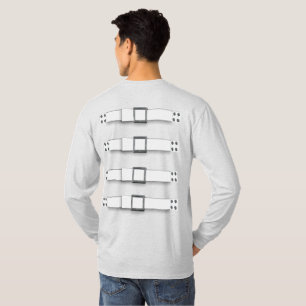 Fake Straitjacket Insane Asylum Halloween Costume T-Shirt