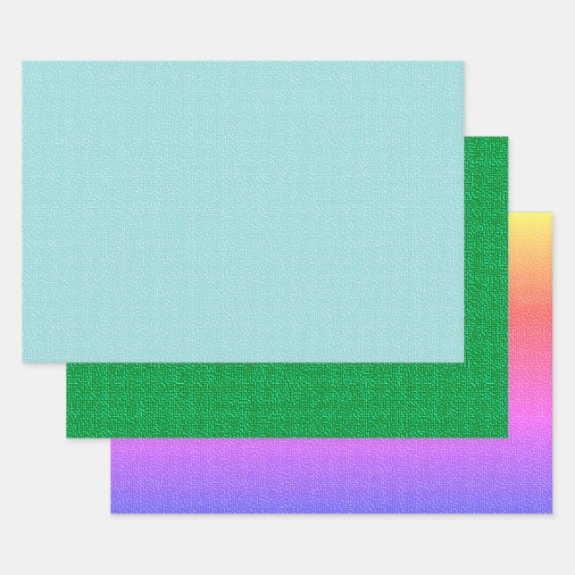 Fake Texture Wrapping Paper Sheet (Set)