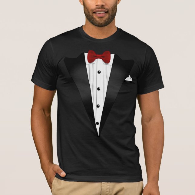 Fake Tuxedo Costume T-Shirt (Front)