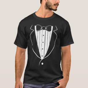 Fake Tuxedo White   Halloween Costume T-Shirt