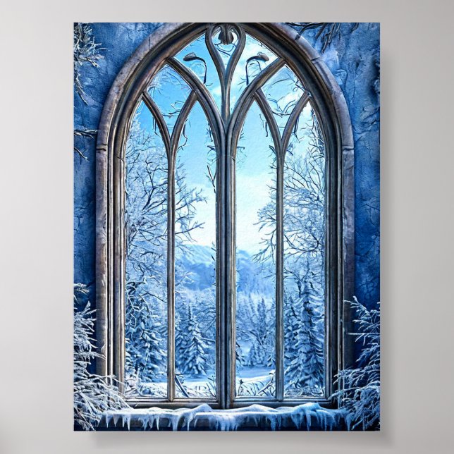 Fake window landscape poster (Front)