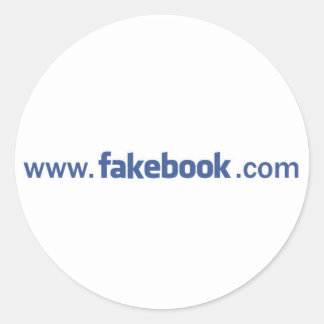 fakebook website sticker
