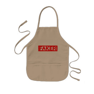 Faker Stamp Kids Apron