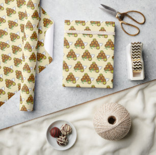 Falafel Balls Middle Eastern Chickpeas Egyptian Wrapping Paper