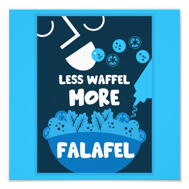 Falafel Middle Eastern Street Food Photo Print (Front)