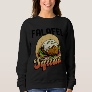 Falafel Squad Hummus Arabic Food Chef Sweatshirt