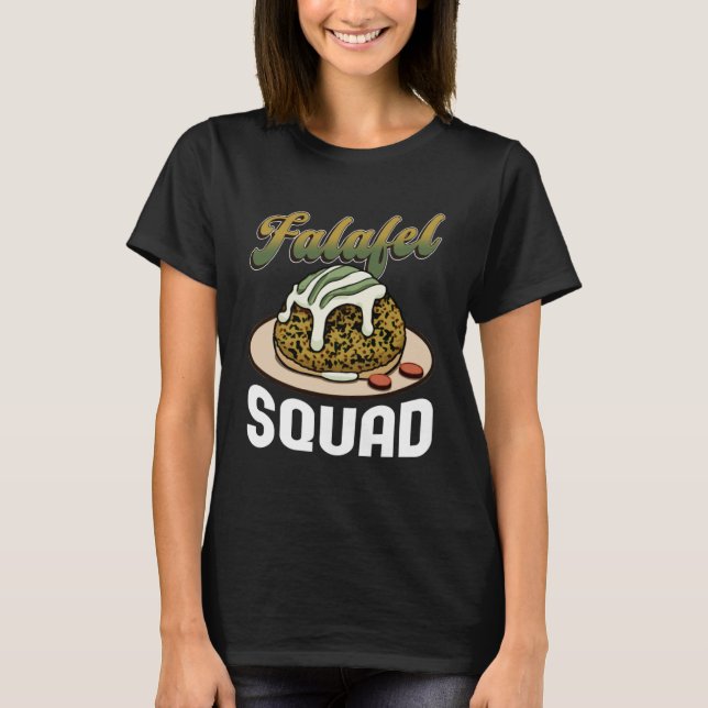 Falafel Squad Levantine Food Hummus Chef T-Shirt (Front)