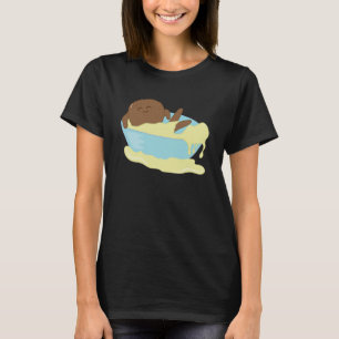 Falafel Swimming in Hummus Levant Food Bowl T-Shirt