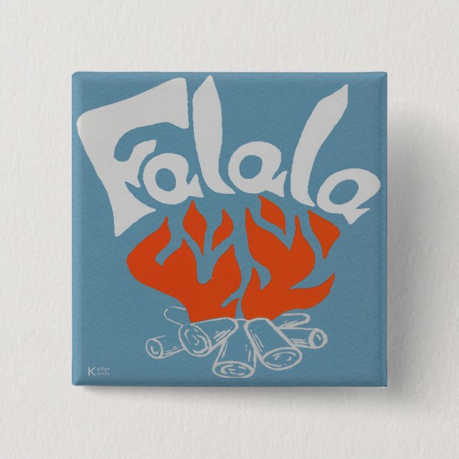 FaLaLa 15 Cm Square Badge (Front)
