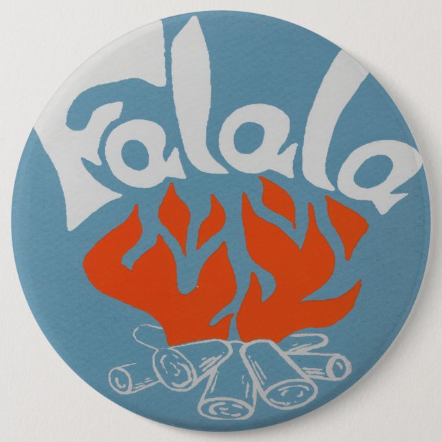 FaLaLa 6 Cm Round Badge (Front)