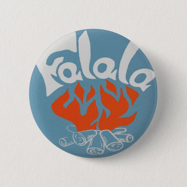 FaLaLa 6 Cm Round Badge (Front)
