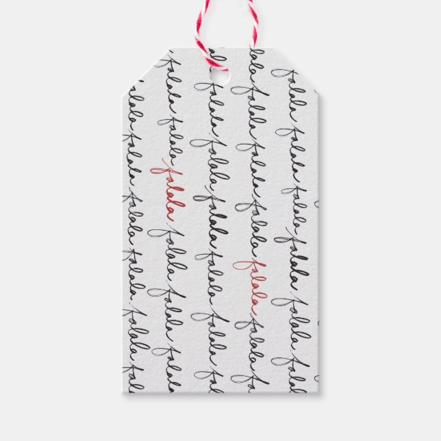 Falala Gift Tag (Front)