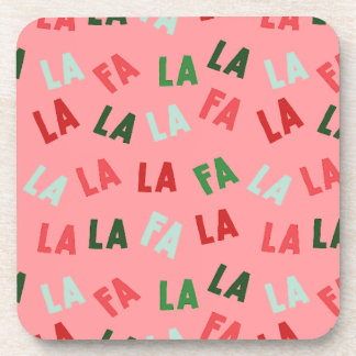FaLaLaLa Christmas Coaster