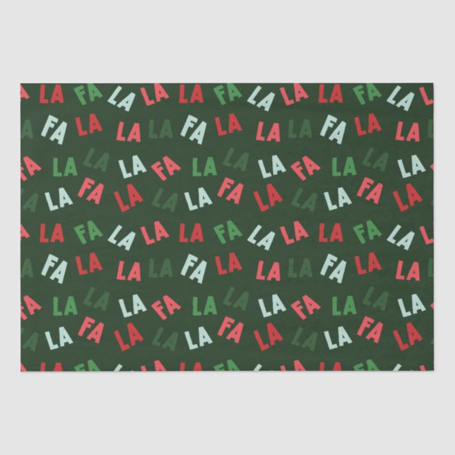 FaLaLaLa Christmas Tissue Paper (Front)