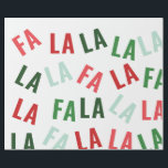 FaLaLaLa Christmas Wrapping Paper<br><div class="desc">FaLaLaLa Christmas</div>