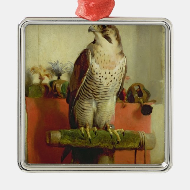 Falcon, 1837 metal tree decoration (Front)