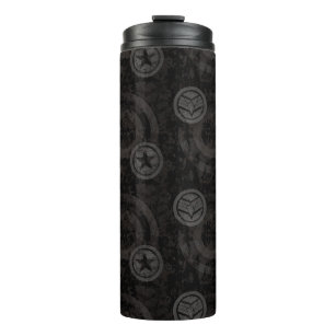 Falcon and Winter Soldier Worn Icon Pattern Thermal Tumbler