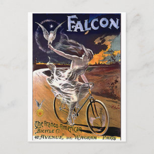 Falcon Bicycle-c1890 Postcard